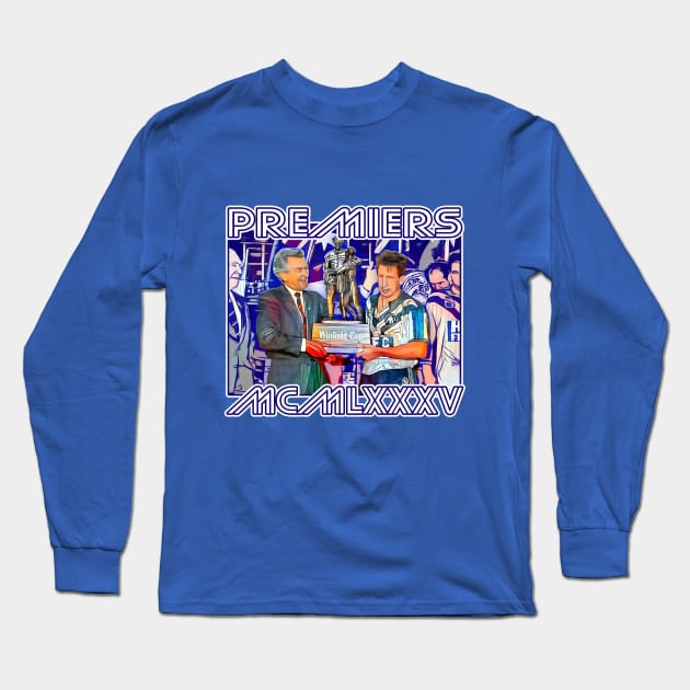 OG FOOTY - Canterbury-Bankstown Bulldogs - PREMIERS 1985 Long Sleeve T-Shirt by OG Ballers